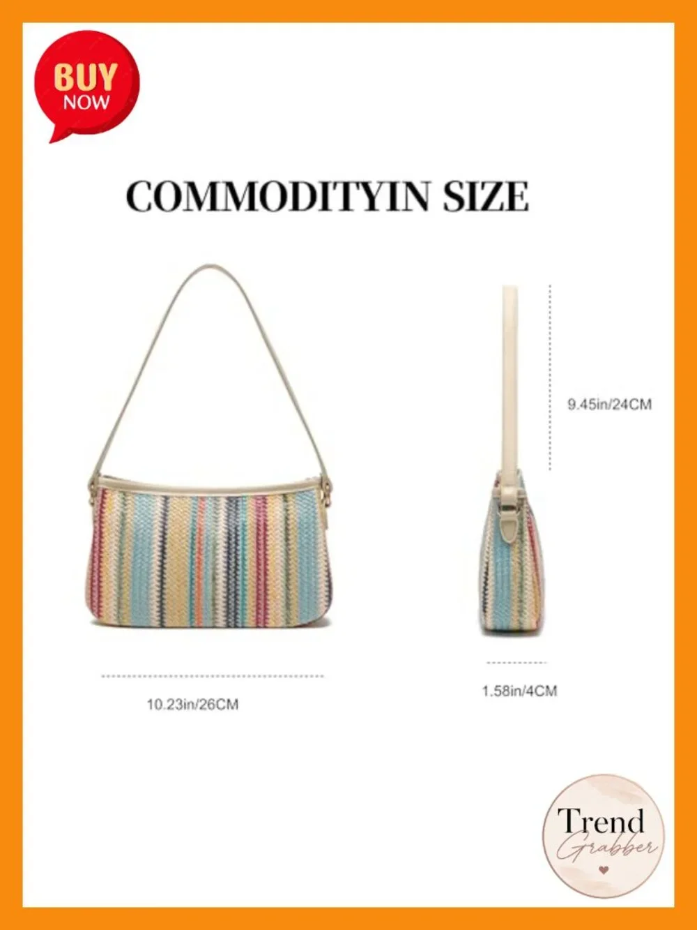 Straw Hobo Crossbody Bag with Woven Texture and Chain Strap